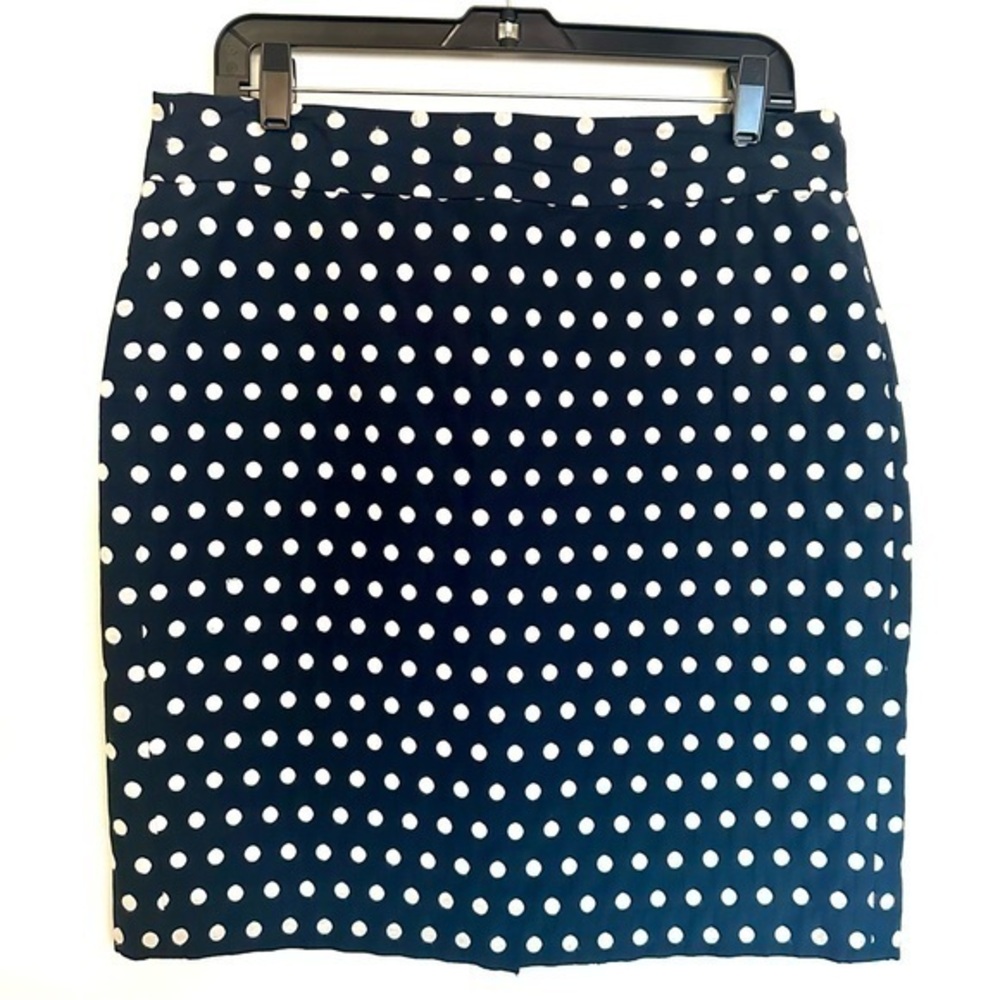 Banana Republic Polkadot Skirt Navy White Mini Size 10
